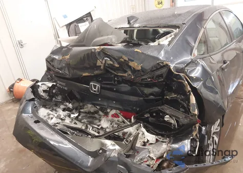 2018 Honda Civic Ex from USA, damaged, VIN 19XFC2F73JE011729